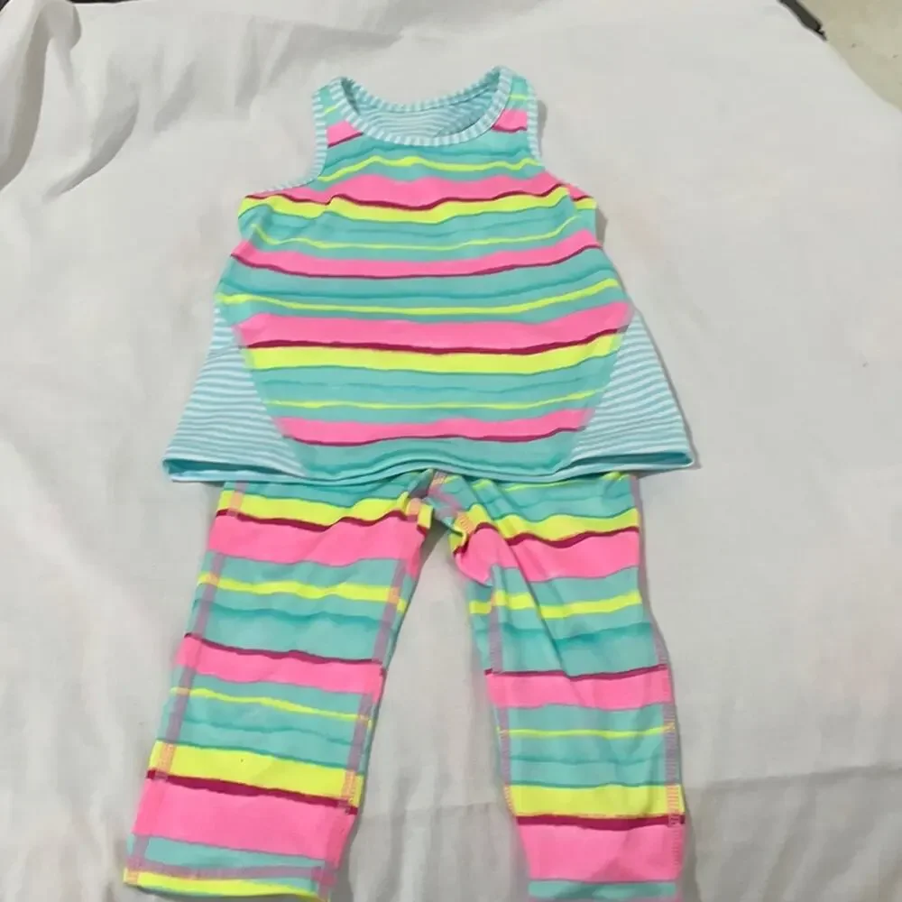 Gymboree 4 Capri and workout top set nwot